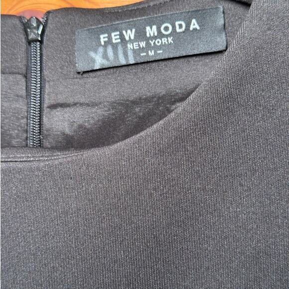 Few Moda NY Black Daisy Embroidered Dress - Chic Floral Mini Cocktail Dress - Picture 8 of 9